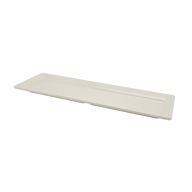 Genware  Melamine White Platter GN 2/4