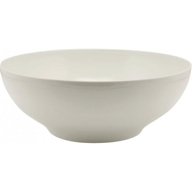 Genware  Melamine White Round Buffet Bowl 35.5cm