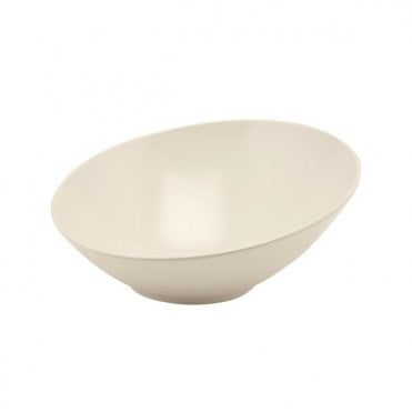 GenWare Melamine White Slanted Buffet Bowl 21cm