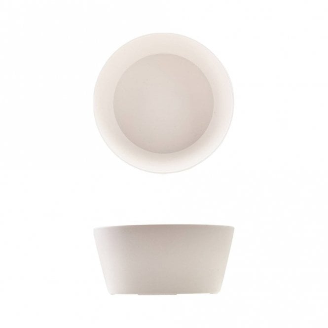 Genware  Melamine White Tableau Conical Buffet Bowl 22 x 10cm