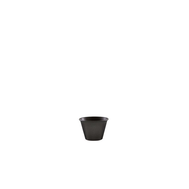 Genware  Metallic Black Ramekin 71ml/ 2.5oz | Box of 24