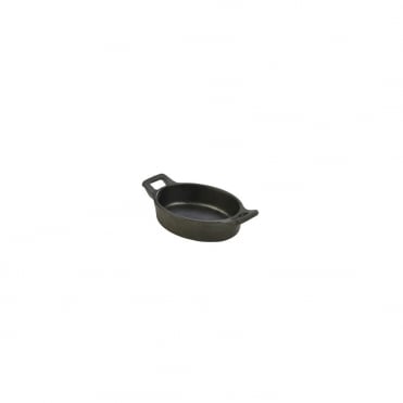 Mini Cast Iron Oval Eared Dish 12 x 9 x 3cm | Box of 6
