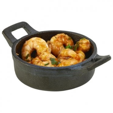 Mini Cast Iron Round Eared Dish 11 x 3.5cm | Box of 6