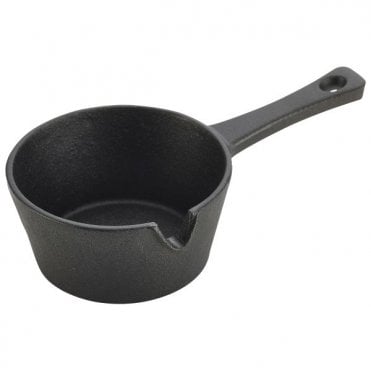 Mini Cast Iron Sauce Pan 9.7 x 4.5cm | Box of 6
