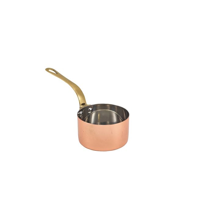 Genware  Mini Copper Sauce Pan 7.8 x 4.5cm | Box of 6
