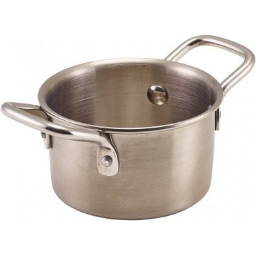 GenWare Mini Stainless Steel Casserole Dish 9.2 x 5.2cm | Box of 12