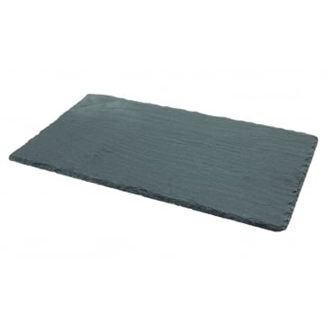 Genware Natural Edge Slate Platter 25 X 13cm | Box of 6
