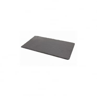 Genware Natural Edge Slate Platter 30 X 20cm | Box of 6