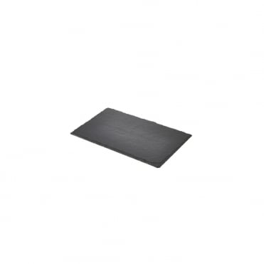 Genware Natural Slate Platter 26.5x16cm GN 1/4 | Box of 6