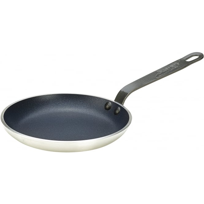 Genware Non Stick Teflon Aluminium Blinis Pan 15cm