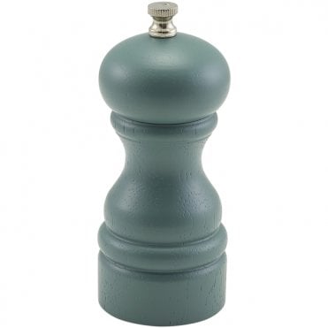 Olive Green Wooden Salt/ Pepper Grinder 13cm | Box of 6