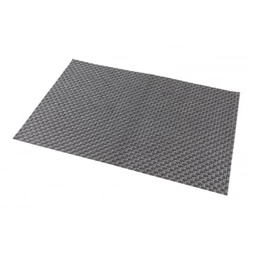 Placemat Silver 45 x 30cm PVC