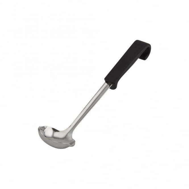 Genware  Plastic Handle Sauce Ladle Black