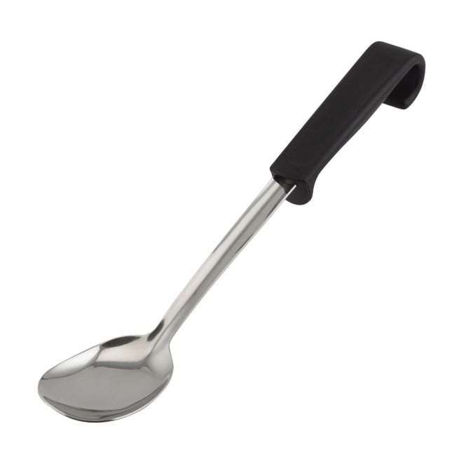 Genware  Plastic Handle Small Spoon Black