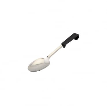 Genware Plastic Handle Spoon Plain Black