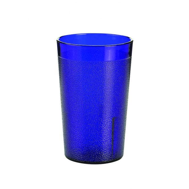 Genware Plastic Tumbler 28cl/ 10oz Blue