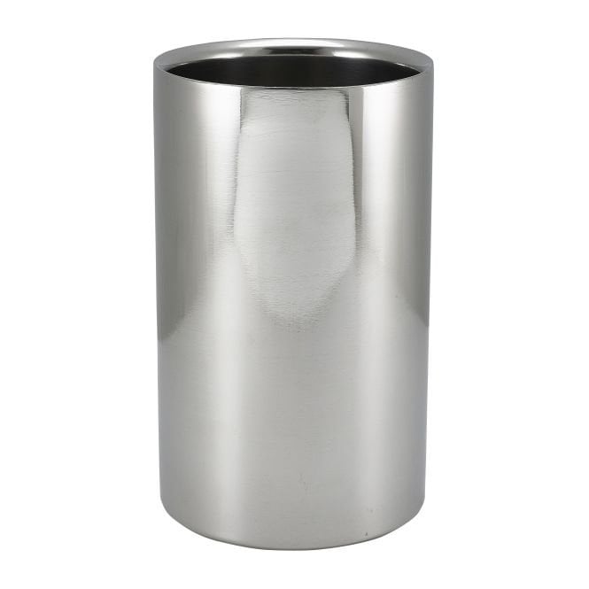 Genware  Polished Stainless Steel Wine Cooler