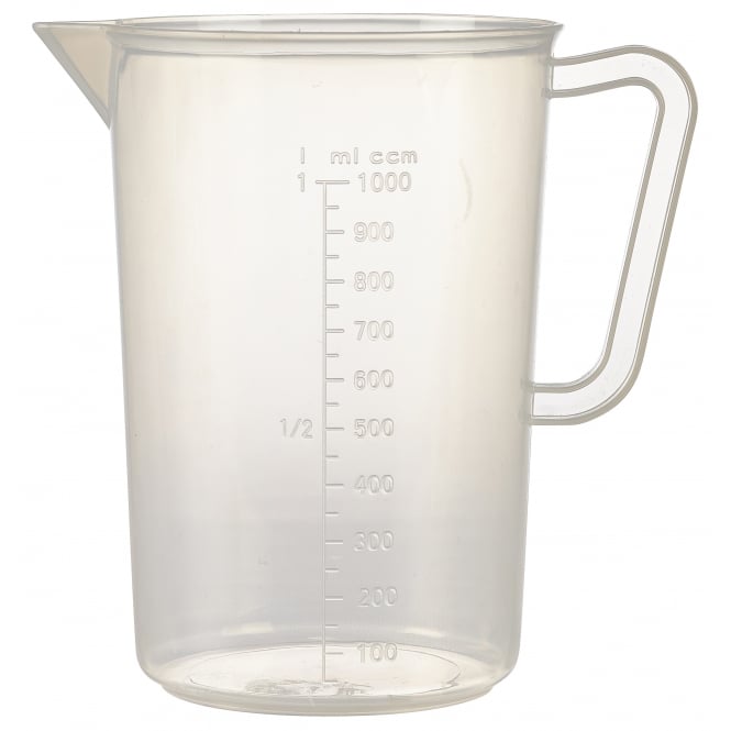 Genware Polypropylene Measuring Jug 1L