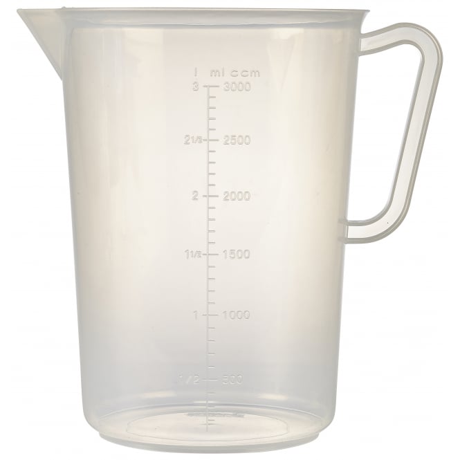 Genware Polypropylene Measuring Jug 3L