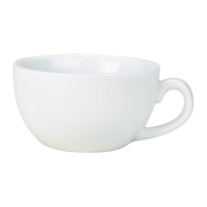 Genware  Porcelain Bowl Shaped Cup 34cl/ 12oz | Box of 6