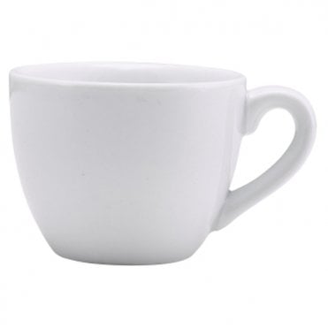 Genware Porcelain Bowl Shaped Cup 9cl/ 3oz | Box of 6