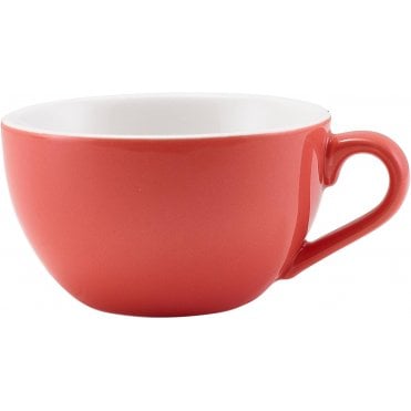 GenWare Porcelain Coral Bowl Shaped Cup 17.5cl/ 6oz | Box of 6