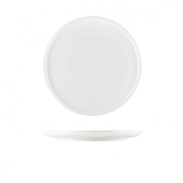 GenWare Porcelain Flat Rim Plate 23cm/ 9" | Box of 6
