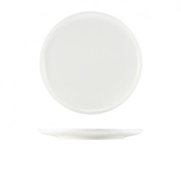 GenWare Porcelain Flat Rim Plate 26cm/ 10" | Box of 4