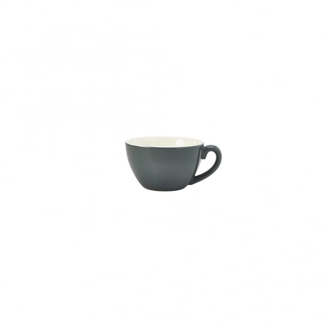 Genware  Porcelain Grey Bowl Shaped Cup 34cl/ 12oz | Box of 6