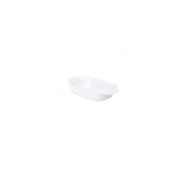 Genware Porcelain Individual Rectangular Dish 16 x 11cm/ 6.3 x 4.5" | Box of 6