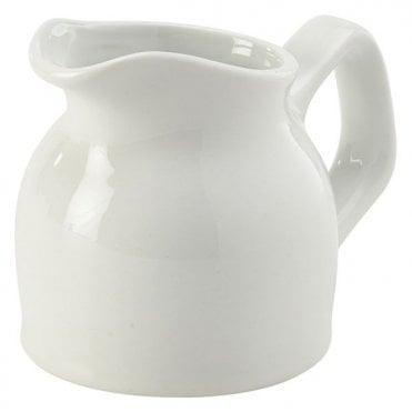 Genware Porcelain Jug 7cl/ 2.5oz | Box of 6