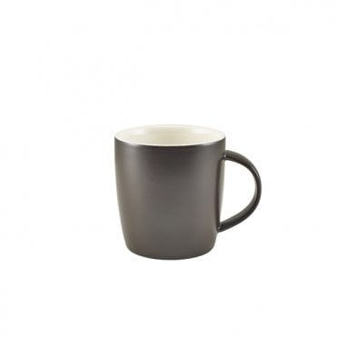 GenWare Porcelain Matt Black Cosy Mug 35cl/ 12.3oz | Box of 6