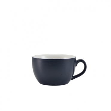 GenWare Porcelain Matt Blue Bowl Shaped Cup 25cl/ 8.75oz | Box of 6