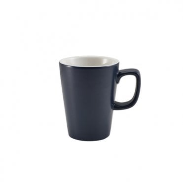 GenWare Porcelain Matt Blue Latte Mug 34cl/ 12oz | Box of 6