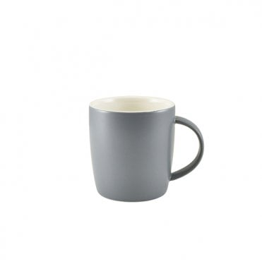 GenWare Porcelain Matt Grey Cosy Mug 35cl/ 12.3oz | Box of 6