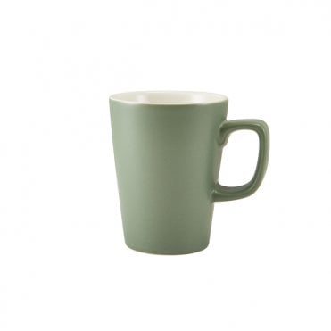 GenWare Porcelain Matt Sage Latte Mug 34cl/ 12oz | Box of 6