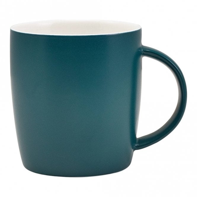 Genware  Porcelain Matt Teal Cosy Mug 35cl/ 12.3oz | Box of 6