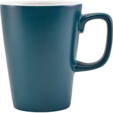 GenWare Porcelain Matt Teal Latte Mug 34cl/ 12oz | Box of 6