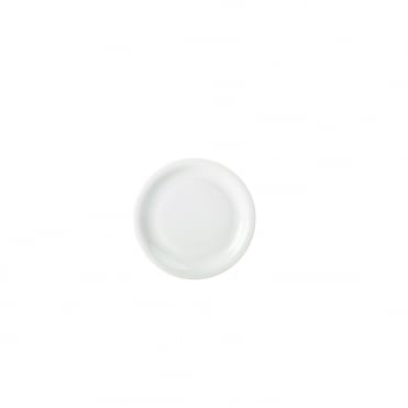 Genware Porcelain Narrow Rim Plate 16cm/ 6.25" | Box of 6