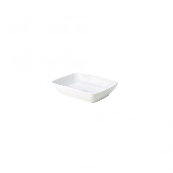 Genware  Porcelain Rectangular Dish 19 x 14.5cm/ 7.5 x 5.75