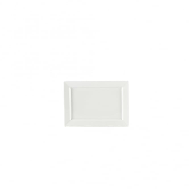 Genware  Porcelain Rectangular Plate 24 x 17cm/ 9.5 x 6.75