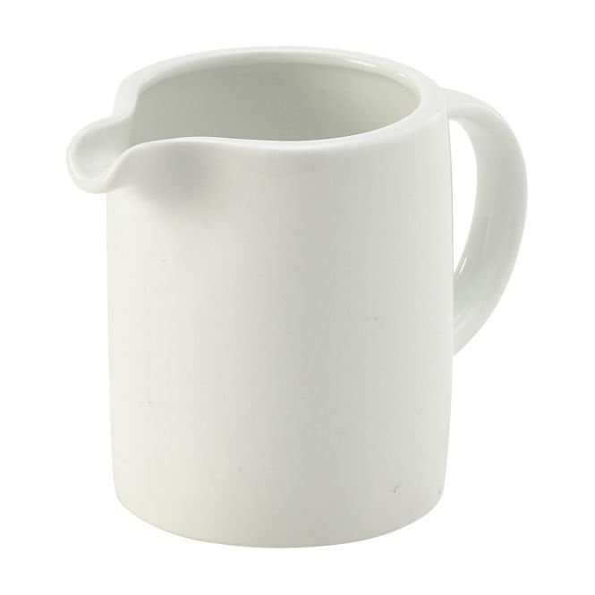Genware  Porcelain Solid Milk Jug 12cl/ 4oz | Box of 6