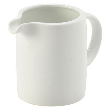 Genware Porcelain Solid Milk Jug 12cl/ 4oz | Box of 6