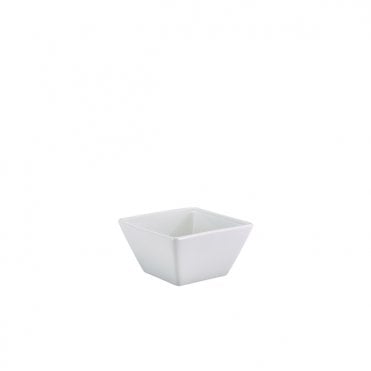 GenWare Porcelain Square Bowl 10.5cm/ 4" | Box of 6