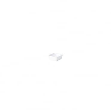 Genware Porcelain Square Dish 6.4 x 2.5cm/ 2.5 x 1" | Box of 12