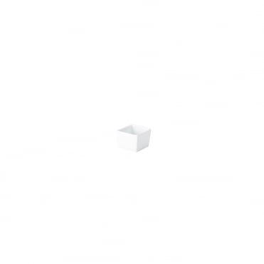 Genware Porcelain Square Dish 6.4 x 4.8cm/ 2.5 x 2" | Box of 6