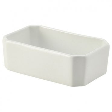 Genware Porcelain Sugar Packet Holder 12 x 7cm/ 4.75 x 2.75" | Box of 6