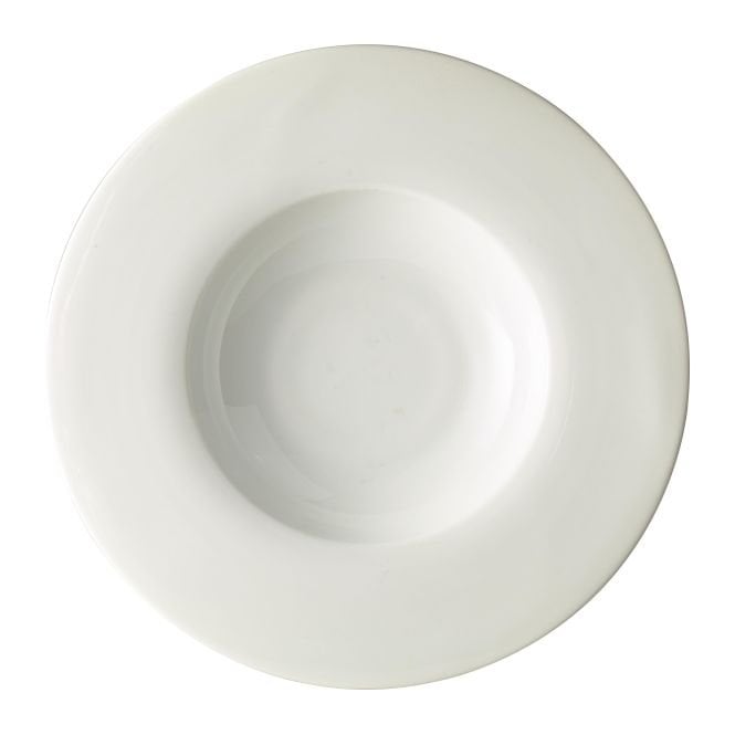 Genware  Porcelain Wide Rim Pasta Plate 30cm/ 12