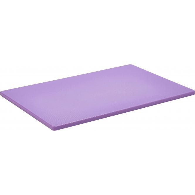Genware  Purple Low Density Chopping Board 18 x 12 x 0.5