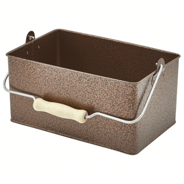 Rectangular Table Caddy 24.5 x 15.5 x 12.5cm Antique Copper